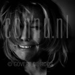 20-04-1999 Tanja Jess at studio in Amsterdam on behalf of Schreeuwen project.

[keywords]Black and White Image, Headshot[/keywords]